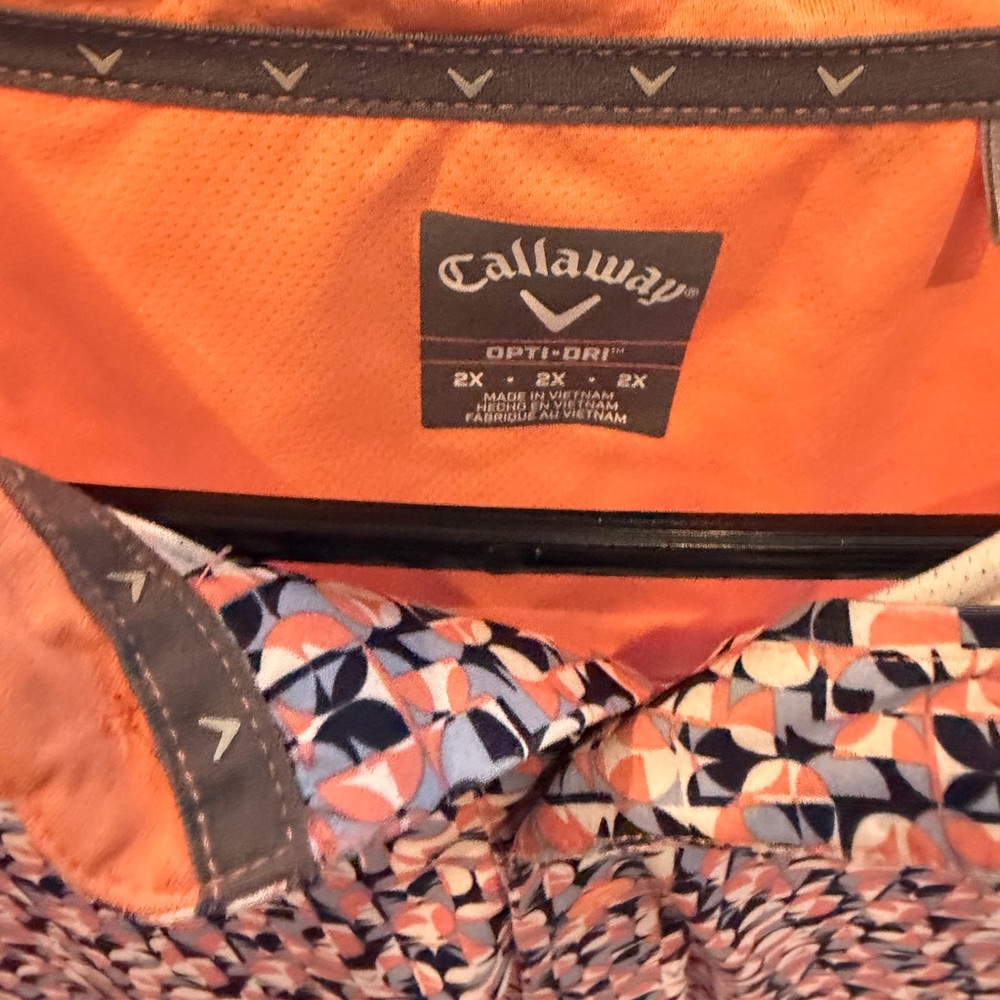 Callaway Multicolor Geometric Polo - image 2